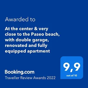  Apartment Center Paseo Apartment: Renovated With Double Garage